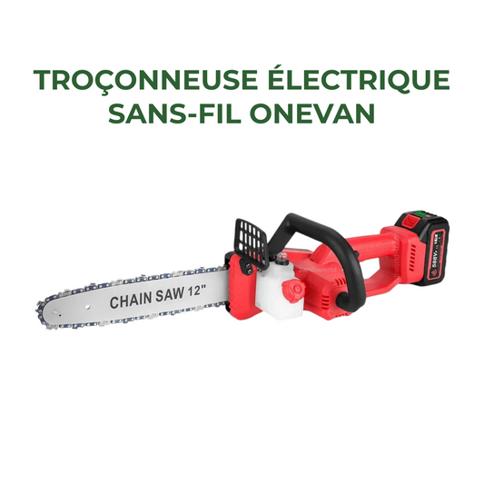 Tronçonneuse électrique sans-fil Onevan Chain Power Pro