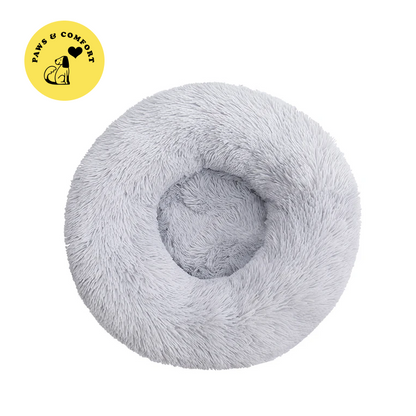 Lit apaisant donut pour chien/ chat (40-80cm) "Paws & Comfort - Cozy Donut Bed"