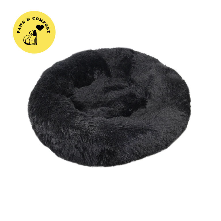 Lit apaisant donut pour chien/ chat (40-80cm) "Paws & Comfort - Cozy Donut Bed"