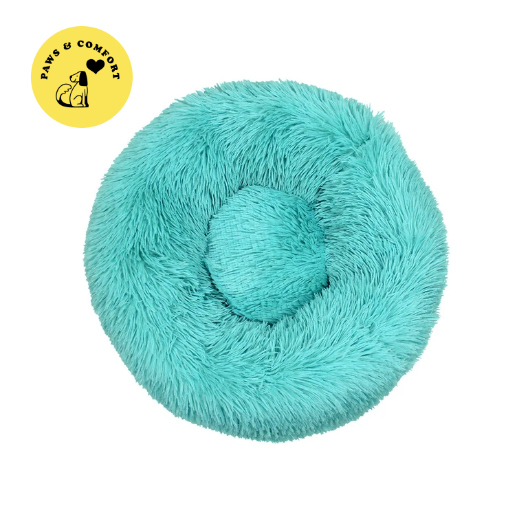 Lit apaisant donut pour chien/ chat (40-80cm) "Paws & Comfort - Cozy Donut Bed"