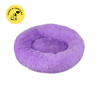 Lit apaisant donut pour chien/ chat (40-80cm) "Paws & Comfort - Cozy Donut Bed"