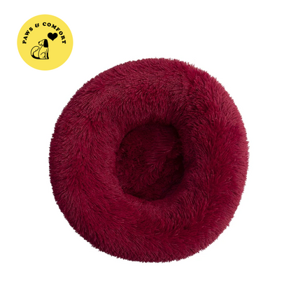 Lit apaisant donut pour chien/ chat (40-80cm) "Paws & Comfort - Cozy Donut Bed"