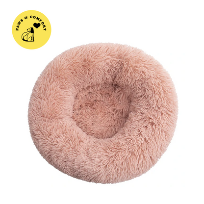 Lit apaisant donut pour chien/ chat (40-80cm) "Paws & Comfort - Cozy Donut Bed"