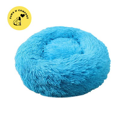 Lit apaisant donut pour chien/ chat (40-80cm) "Paws & Comfort - Cozy Donut Bed"