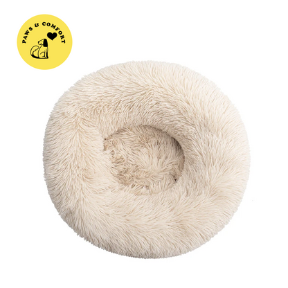 Lit apaisant donut pour chien/ chat (40-80cm) "Paws & Comfort - Cozy Donut Bed"