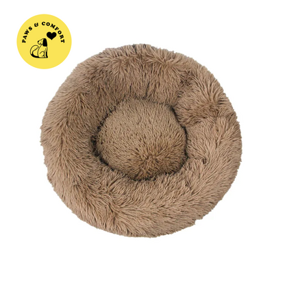 Lit apaisant donut pour chien/ chat (40-80cm) "Paws & Comfort - Cozy Donut Bed"